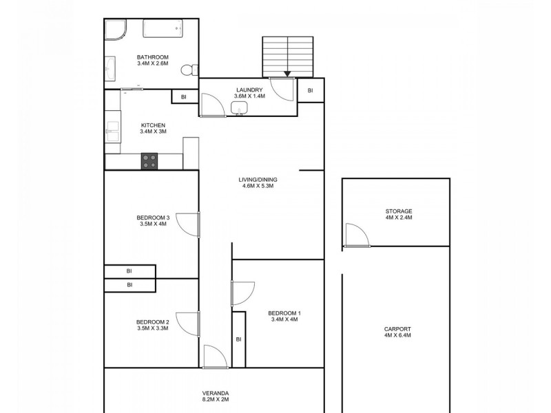 164 Bent Street, South Grafton NSW 2460 Floorplan