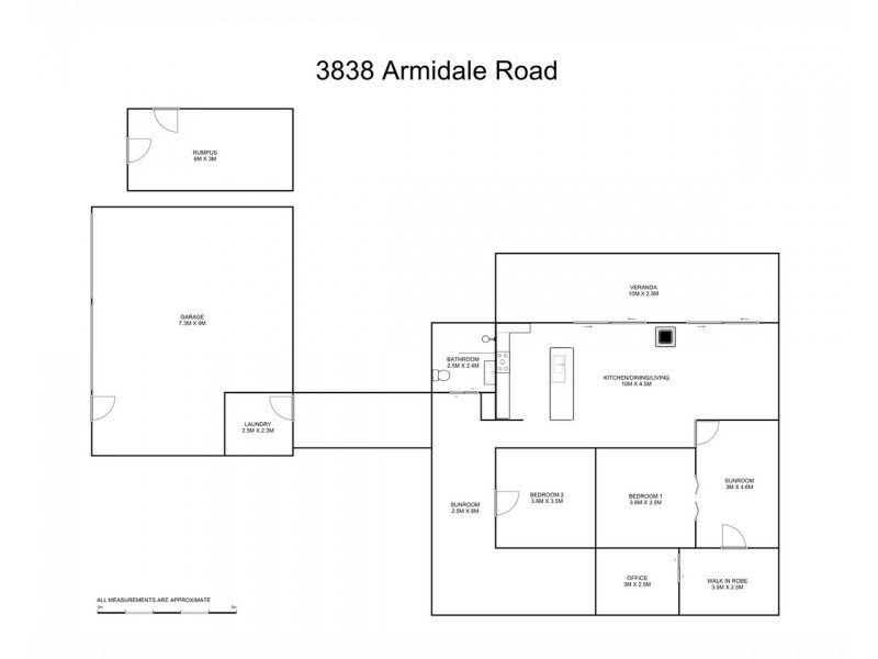 3838 Armidale Road, Nymboida NSW 2460 Floorplan