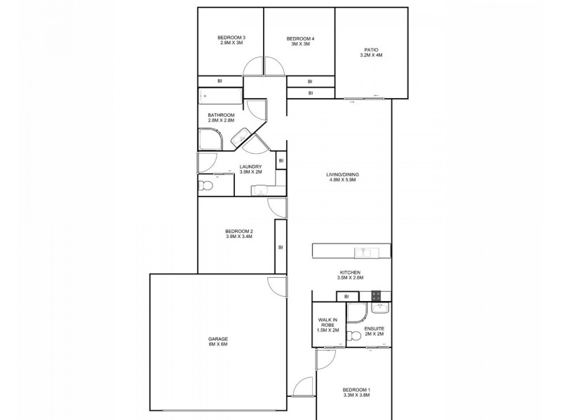 12 O’Malley Close, Grafton NSW 2460 Floorplan