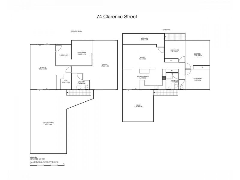 74 Clarence Street, Grafton NSW 2460 Floorplan