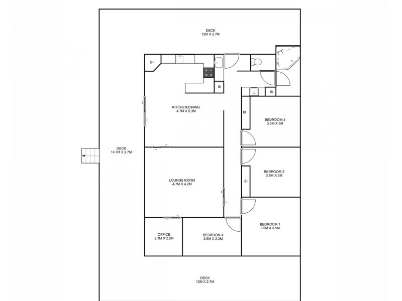 2555 Armidale Road, Blaxlands Creek NSW 2460 Floorplan