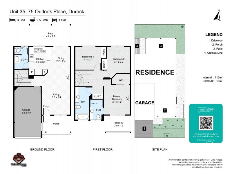 ID:21178574/75 Outlook Place, Durack QLD 4077