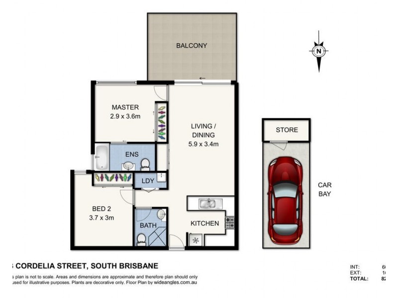 ID:21179174/ 62 Cordelia Street, South Brisbane QLD 4101