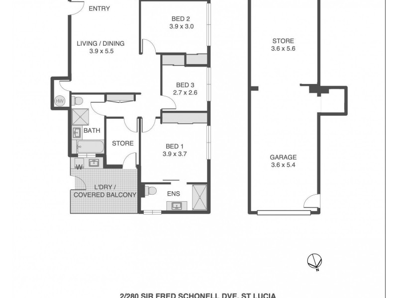 ID:21180024/284 Sir Fred Schonell Drive, St Lucia QLD 4067