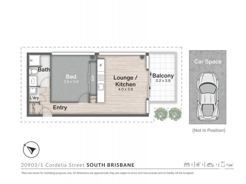 20903/1 Cordelia Street, South Brisbane QLD 4101