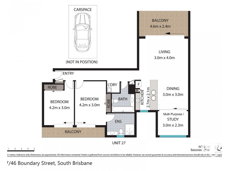 27/40 Boundary Street, South Brisbane QLD 4101