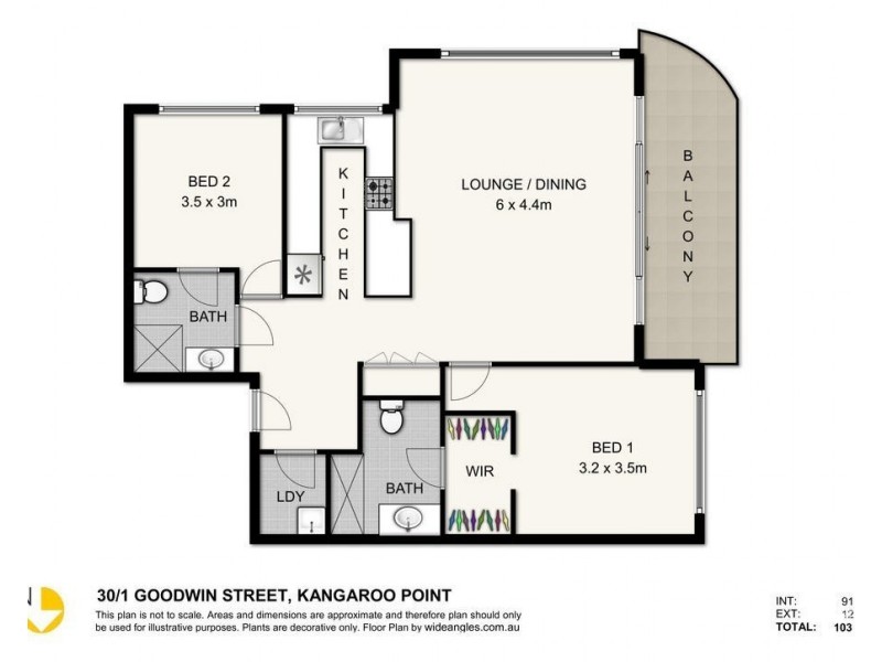 ID:21185710/ 1 Goodwin Street, Kangaroo Point QLD 4169
