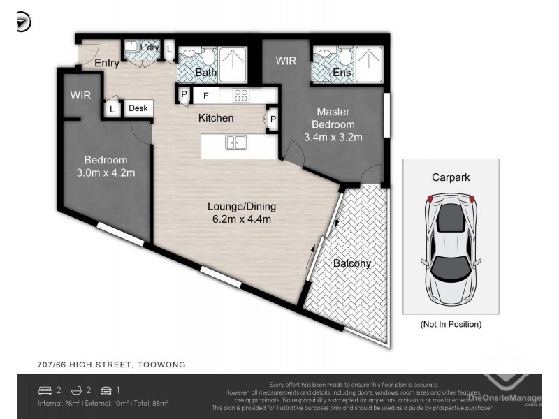 707/66 High Street, Toowong QLD 4066