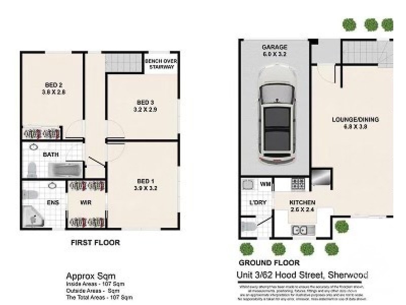 3/62 Hood Street, Sherwood QLD 4075