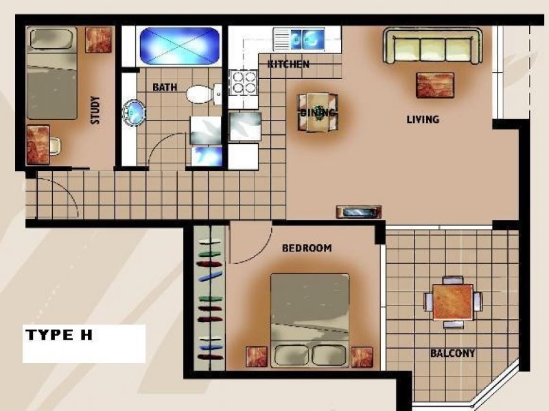 1805/70 Mary st, Brisbane QLD 4000