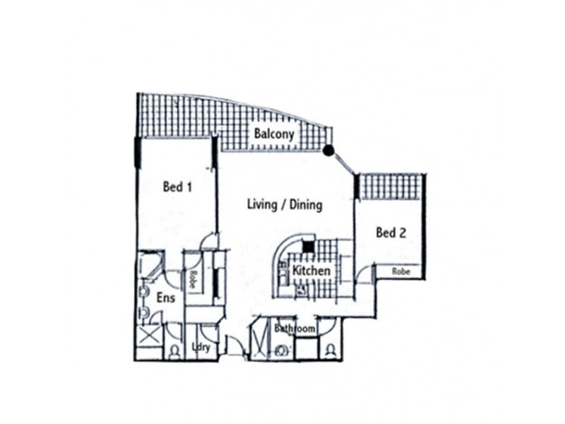 2 Goodwin St, Kangaroo Point QLD 4169 Floorplan