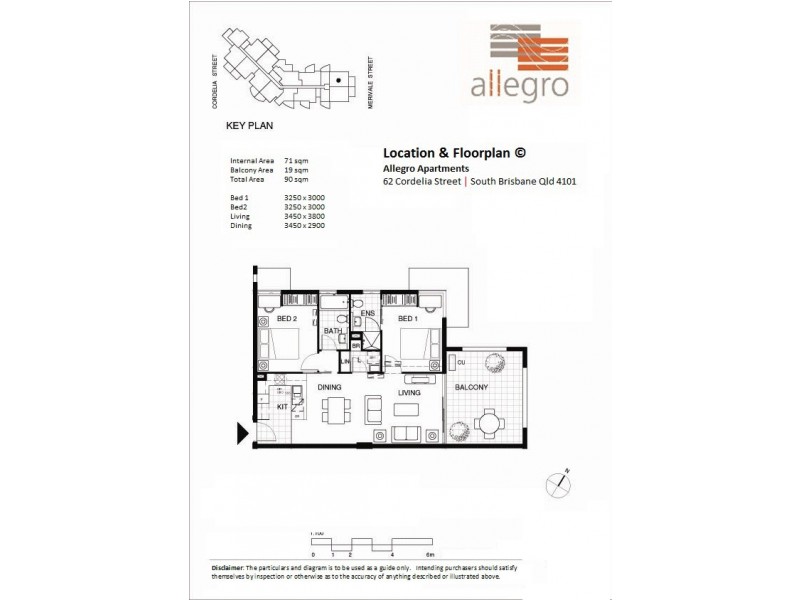 62 Cordelia Street, South Brisbane QLD 4101 Floorplan