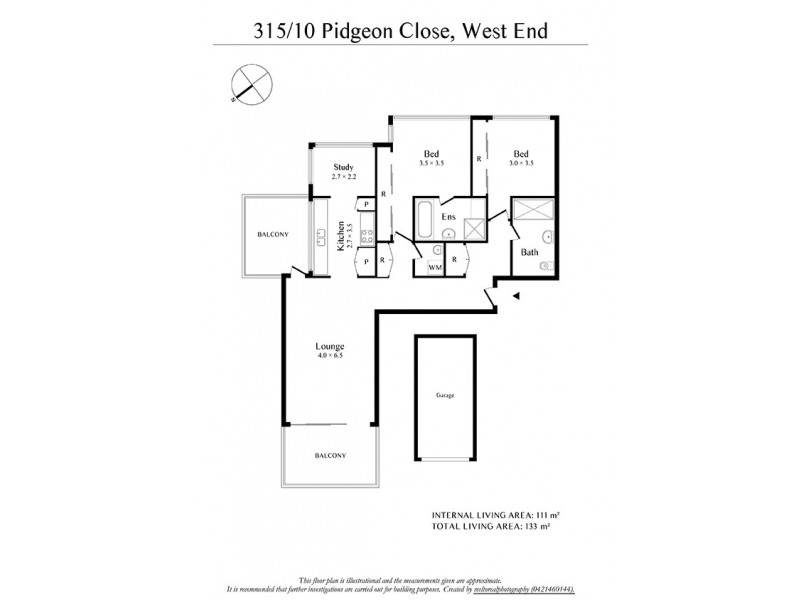 10 Pidgeon Cl., West End QLD 4101 Floorplan