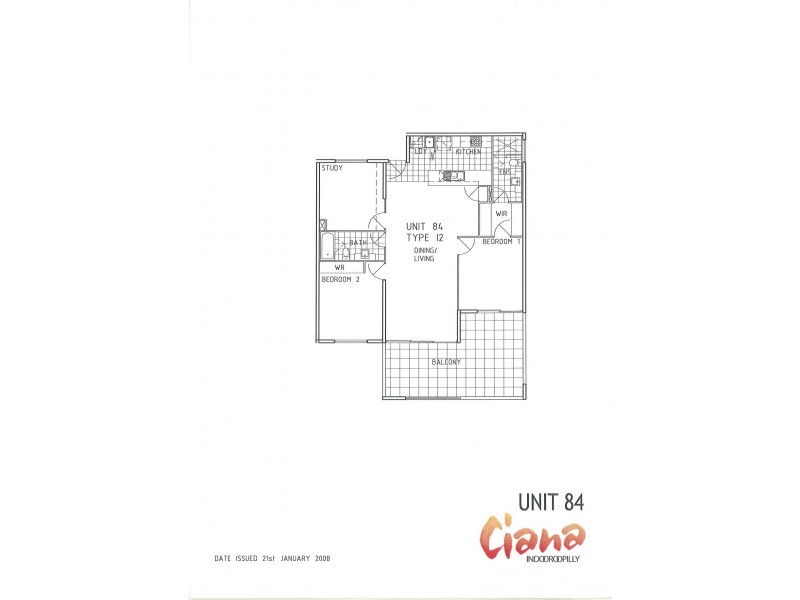 84 / 59 Keating St, Indooroopilly QLD 4068 Floorplan