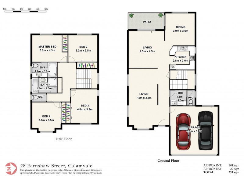 28 Earnshaw Street, Calamvale QLD 4116 Floorplan