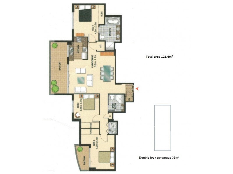 129 / 6-10 Romsey St, Waitara NSW 2077 Floorplan