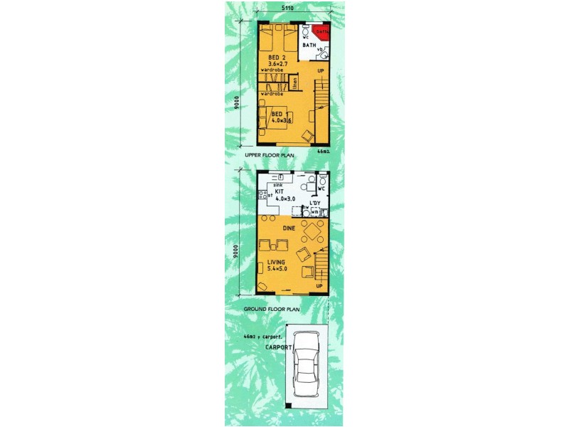 61/ 60 Whitby, Southport QLD 4215 Floorplan
