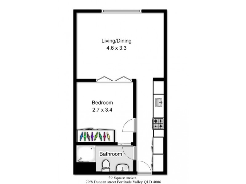 8 Duncan st, Fortitude Valley QLD 4006 Floorplan