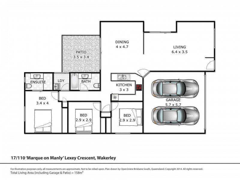 17 / 110 Lexey Crescent, Wakerley QLD 4154 Floorplan
