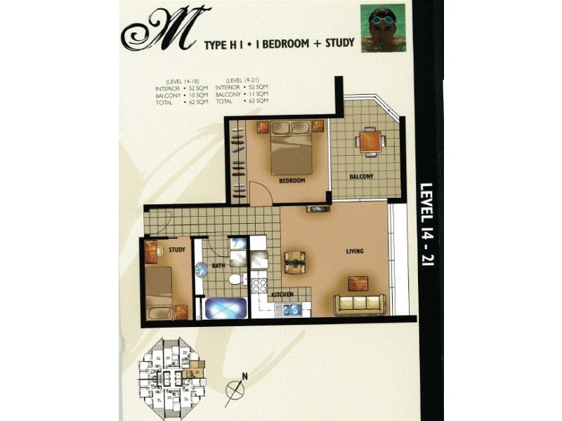 70 Mary Street, Brisbane City QLD 4000 Floorplan