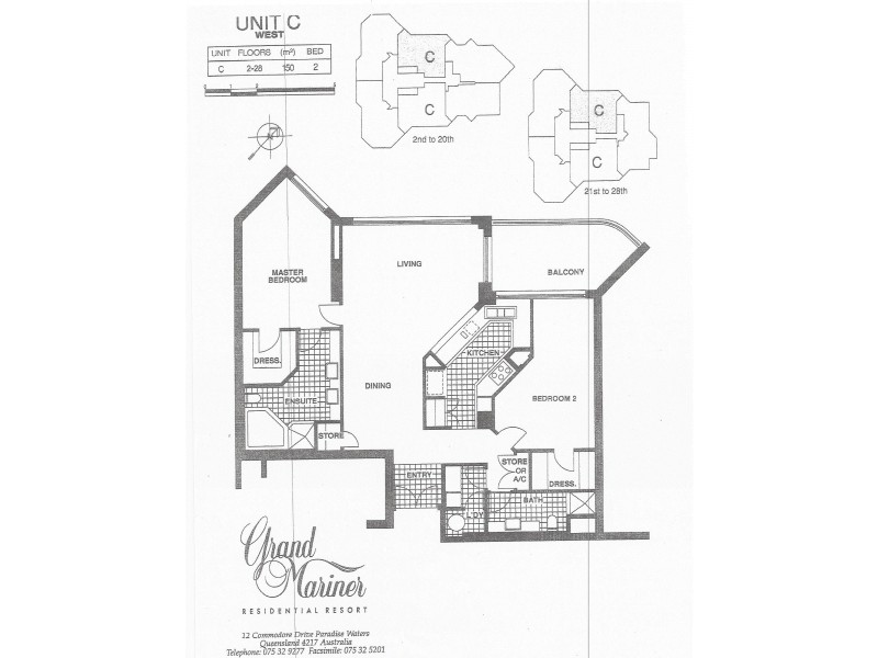 12 Commodore Drive, Surfers Paradise QLD 4217 Floorplan