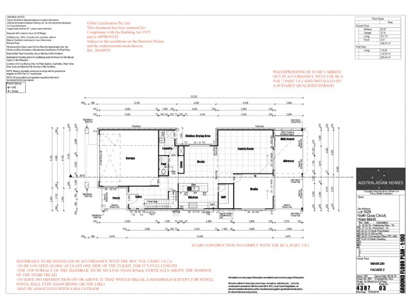 96 North Quay Circuit, Hope Island QLD 4212 Floorplan
