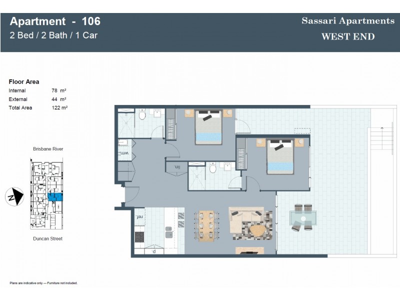 25 Duncan Street, West End QLD 4101 Floorplan