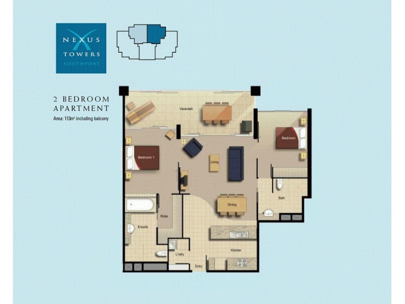 105 Scarborough Street, Southport QLD 4215 Floorplan