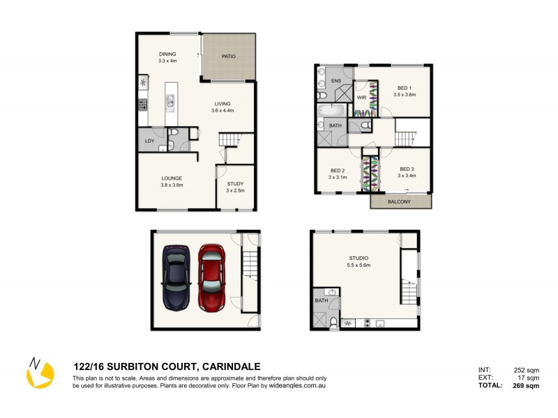 16 Surbiton Court, Carindale QLD 4152 Floorplan