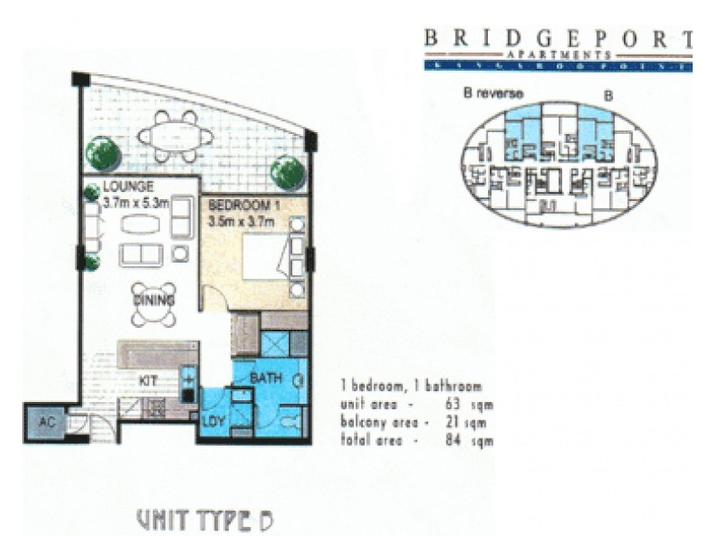 321 Main Street, Kangaroo Point QLD 4169 Floorplan