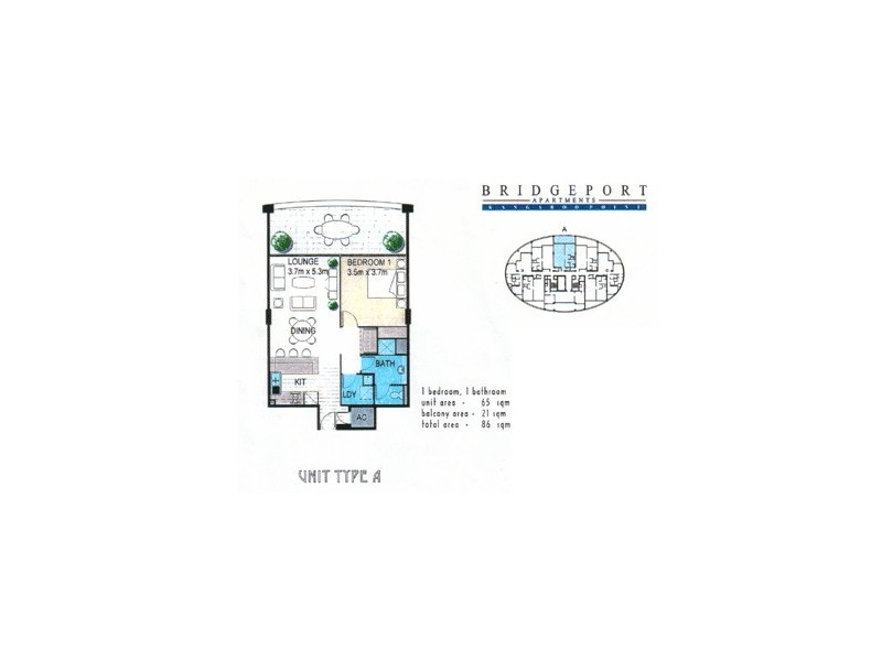 321 Main Street, Kangaroo Point QLD 4169 Floorplan