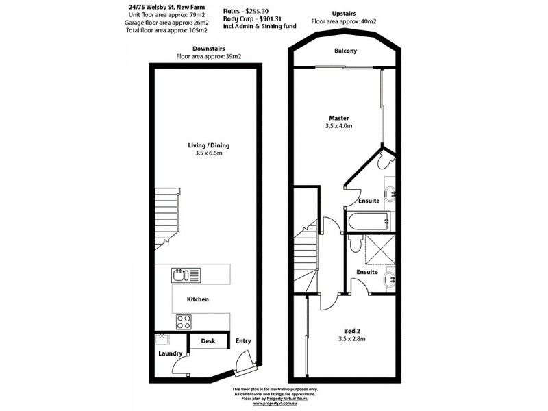 75 Welsby Street, New Farm QLD 4005 Floorplan
