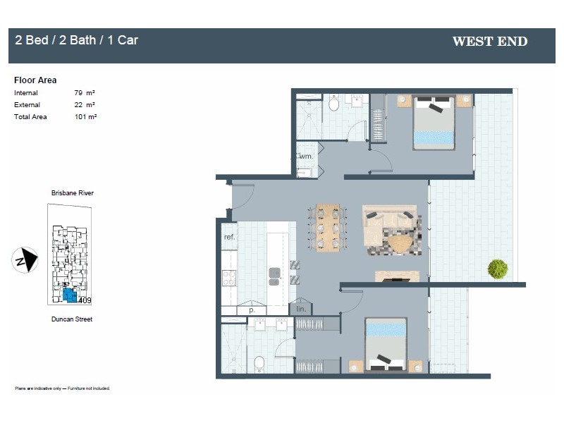 25 Duncan Street, West End QLD 4101 Floorplan