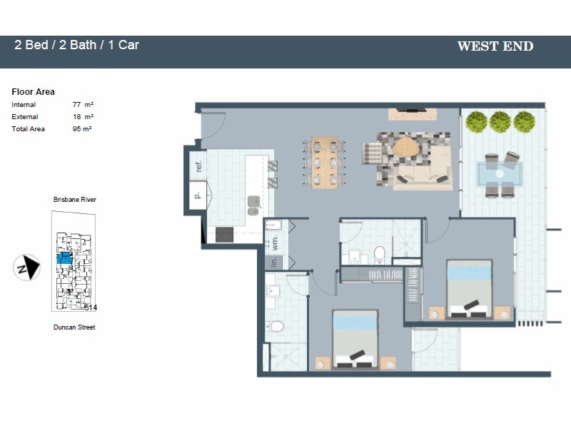 25 Duncan Street, West End QLD 4101 Floorplan