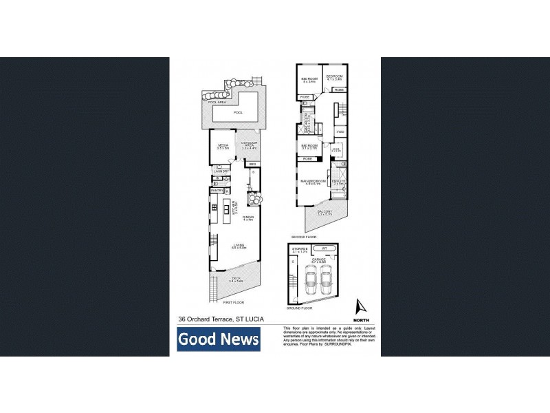 36 Orchard Terrace, St Lucia QLD 4067 Floorplan