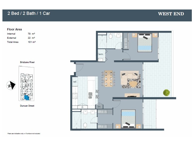 25 Duncan Street, West End QLD 4101 Floorplan