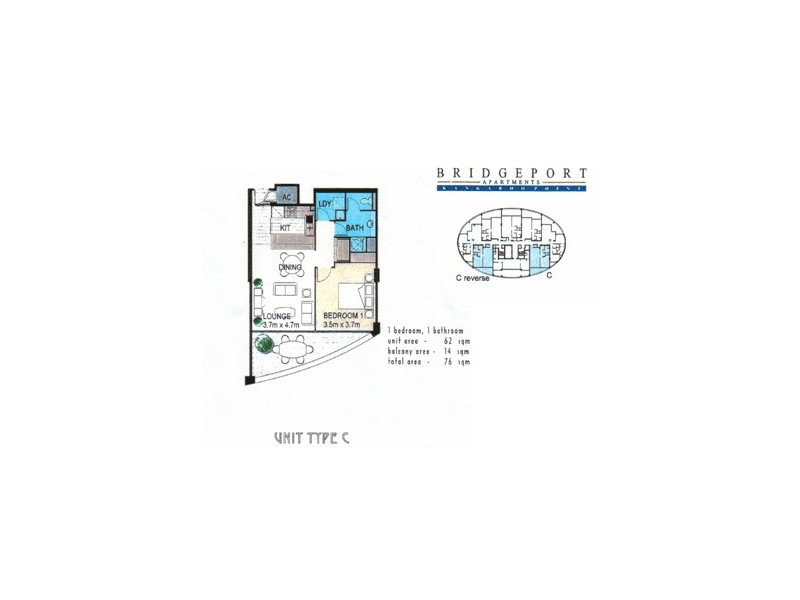 321 Main Street, Kangaroo Point QLD 4169 Floorplan