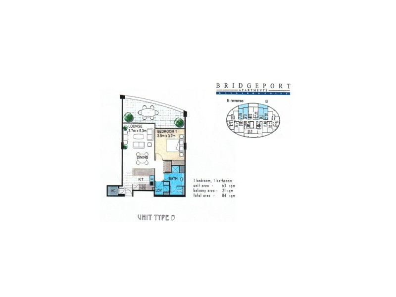 321 Main Street, Kangaroo Point QLD 4169 Floorplan