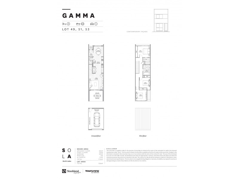 51/25 The Corso, North Lakes QLD 4509 Floorplan