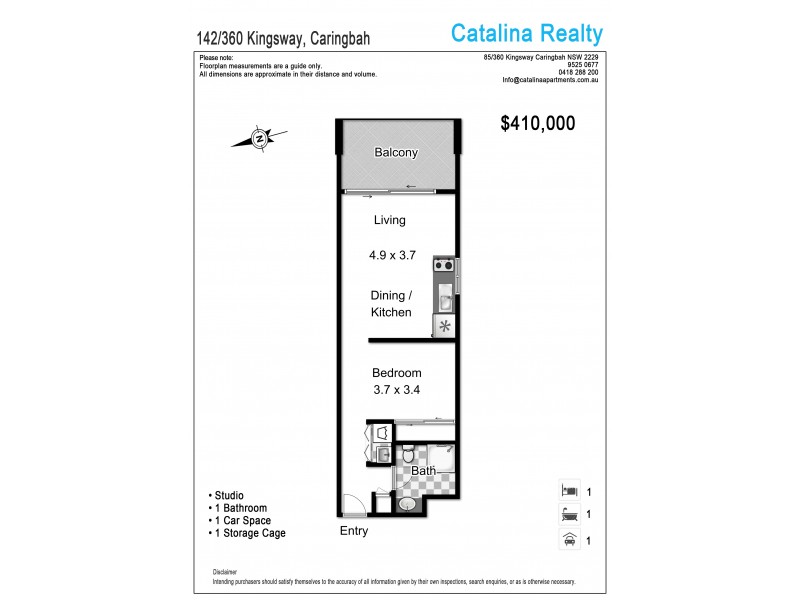 360 Kingsway, Caringbah NSW 2229 Floorplan