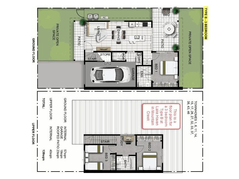 47/6 Crayfish Street, Mountain Creek QLD 4557 Floorplan