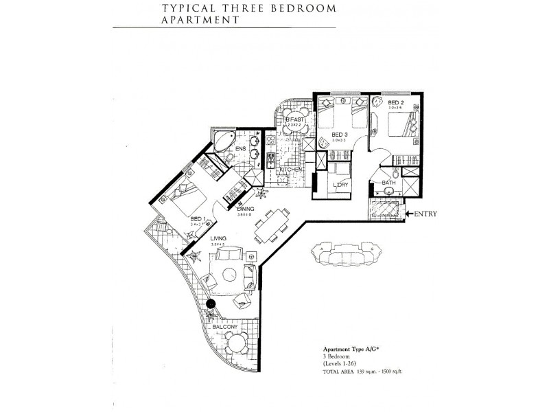 32 Macrossan Street, Brisbane City QLD 4000 Floorplan