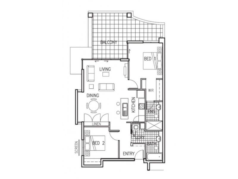 06/28 Ferry Road, West End QLD 4101 Floorplan
