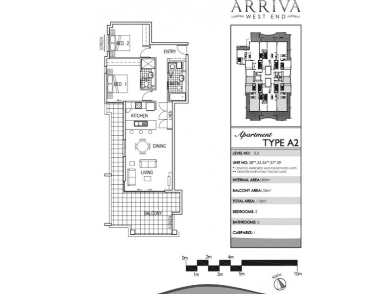 33/28 Ferry Road, West End QLD 4101 Floorplan