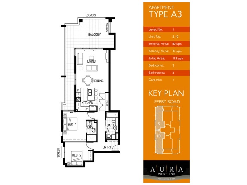 05/42 Ferry Road, West End QLD 4101 Floorplan