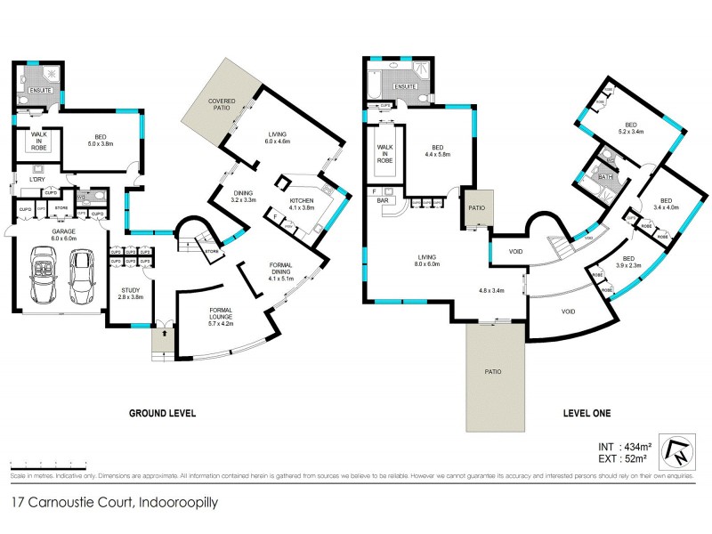 17 Carnoustie Court, Indooroopilly QLD 4068 Floorplan