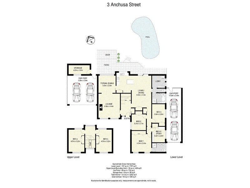 3 Anchusa Street, Bellbowrie QLD 4070 Floorplan