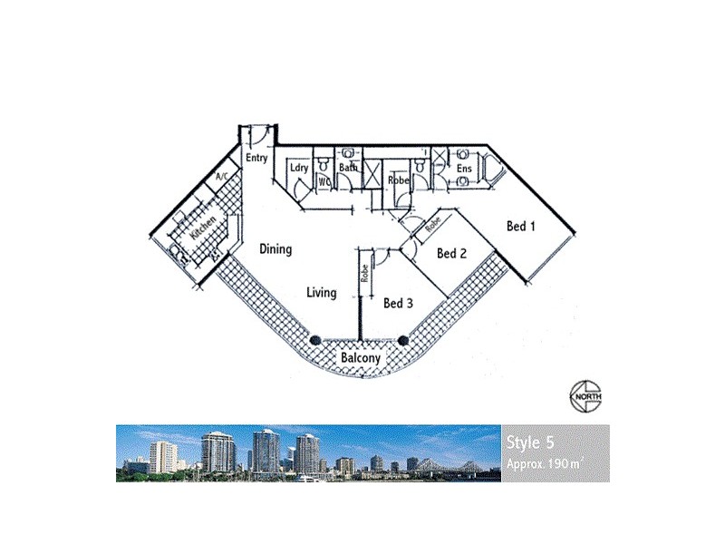 2 Goodwin Street, Kangaroo Point QLD 4169 Floorplan