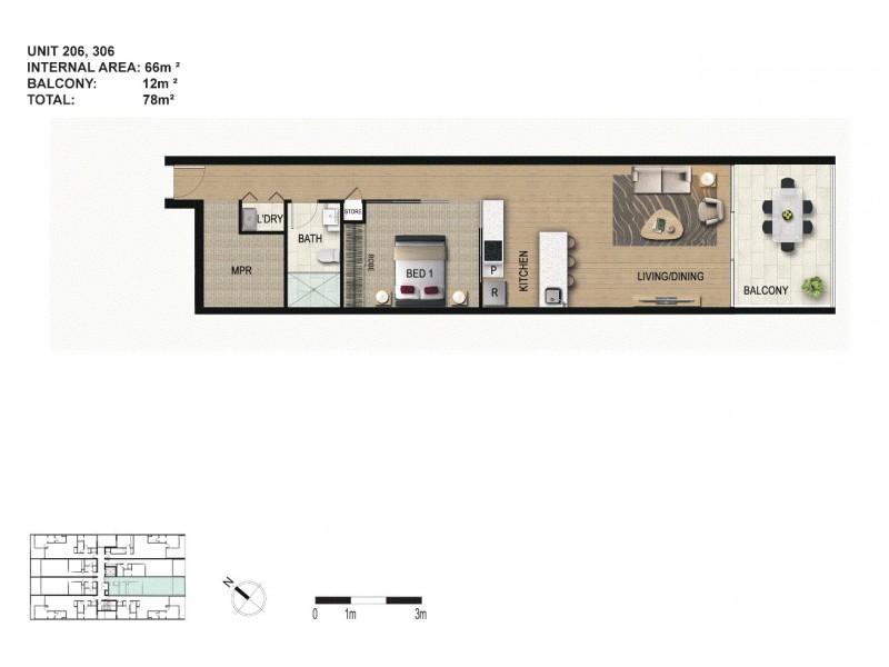78 Berwick Street, Fortitude Valley QLD 4006 Floorplan