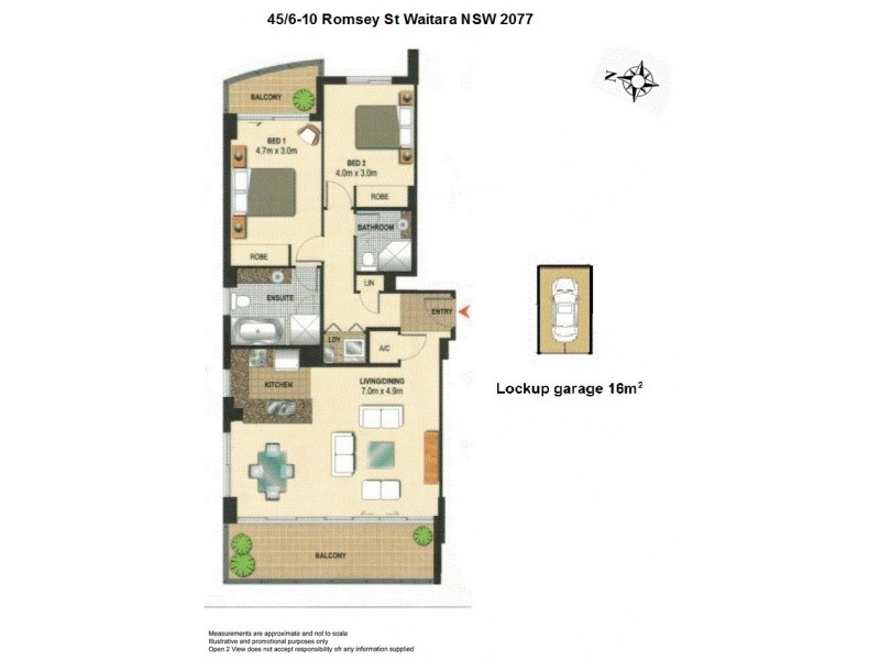 13/6-10 Romsey Street, Waitara NSW 2077 Floorplan